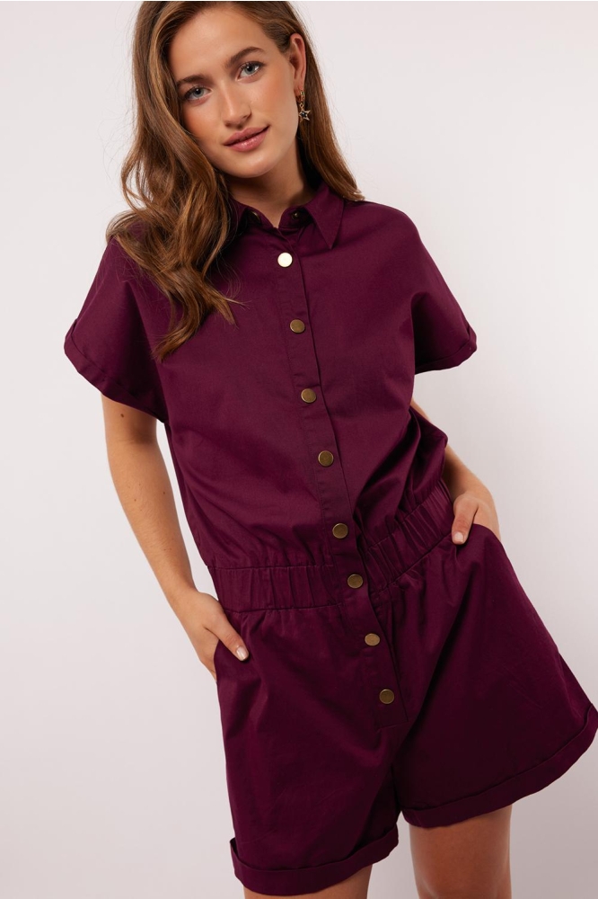 HANNA PLAYSUIT 25ZFFF07 812 DEEP PURPLE
